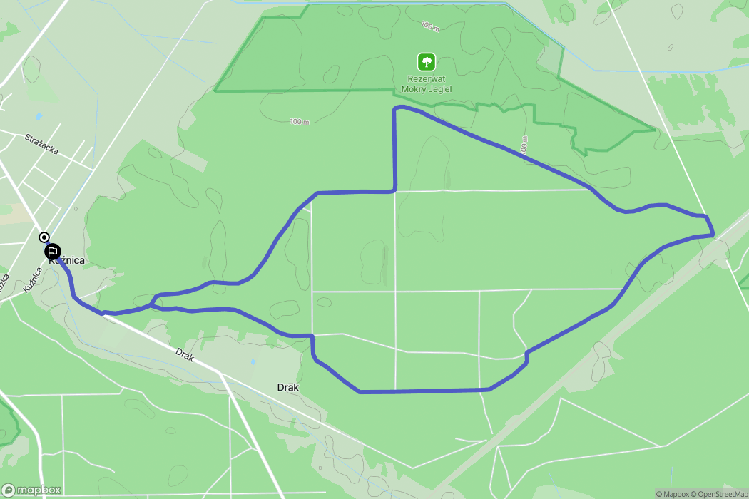 Sadowne: mapa trasy - Poland