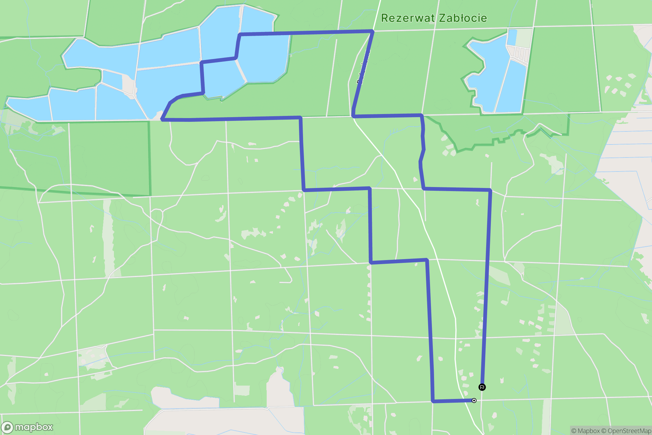 Bratkowice: mapa trasy - Poland