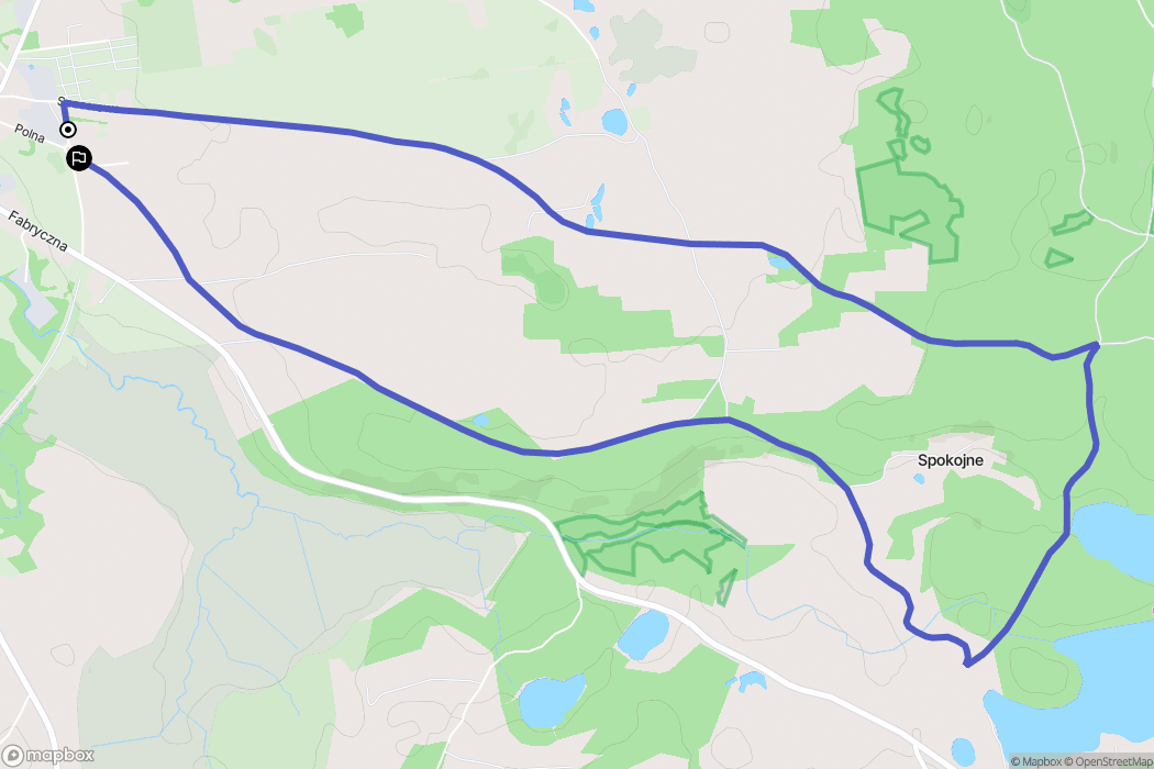 Bobolice: mapa trasy - Poland