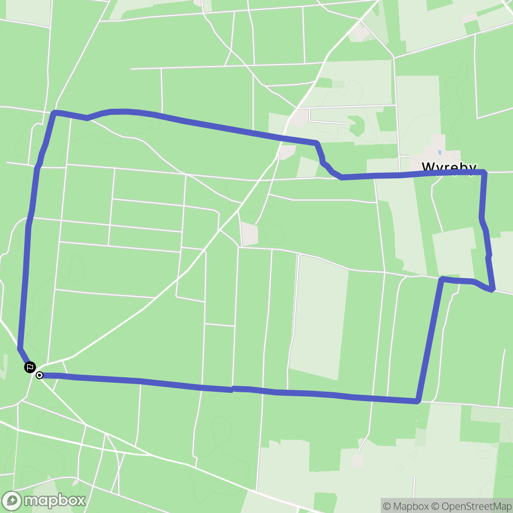 Nowa Łuplanka: mapa trasy - Poland