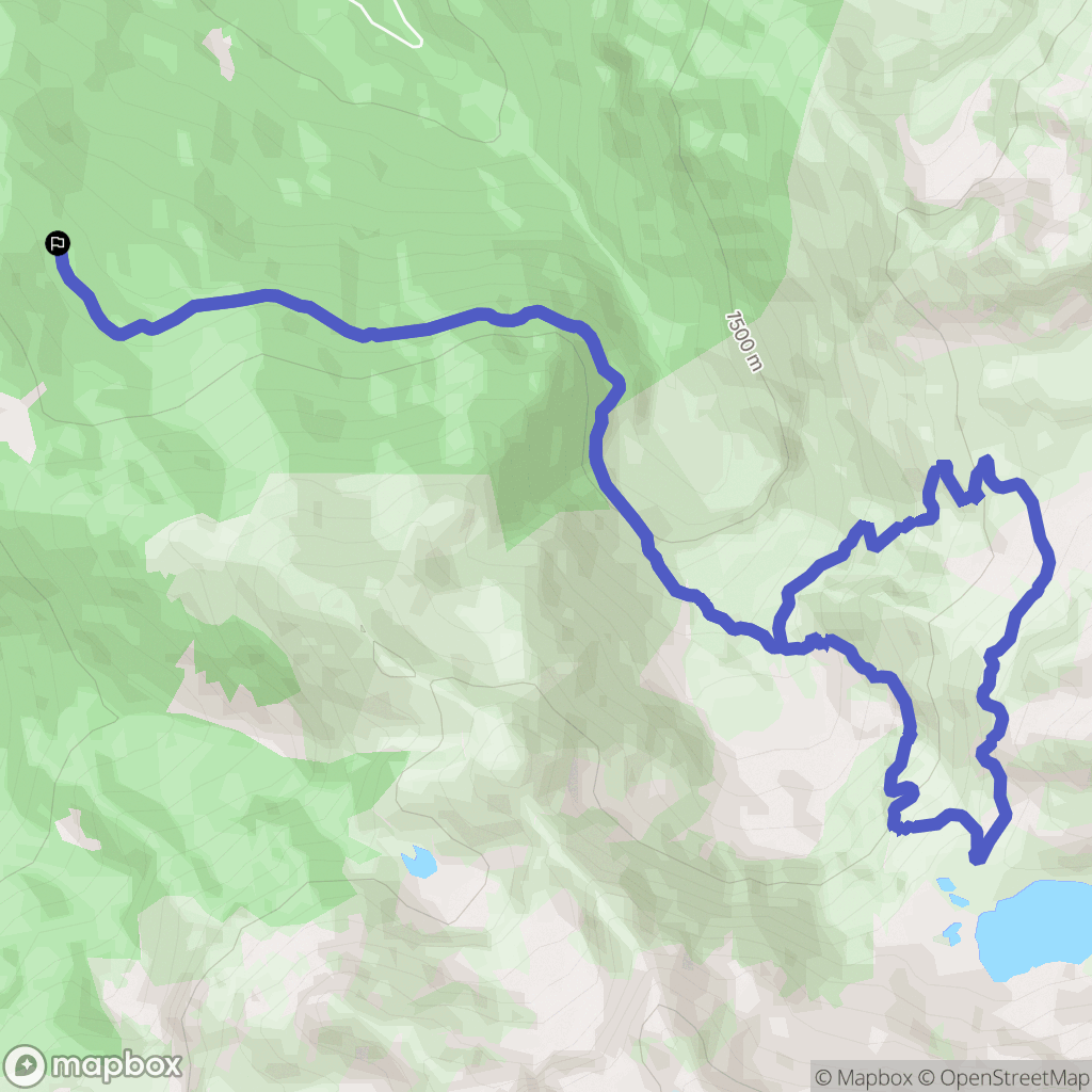 Saint-Mury-Monteymond : carte du parcours de randonnée - France