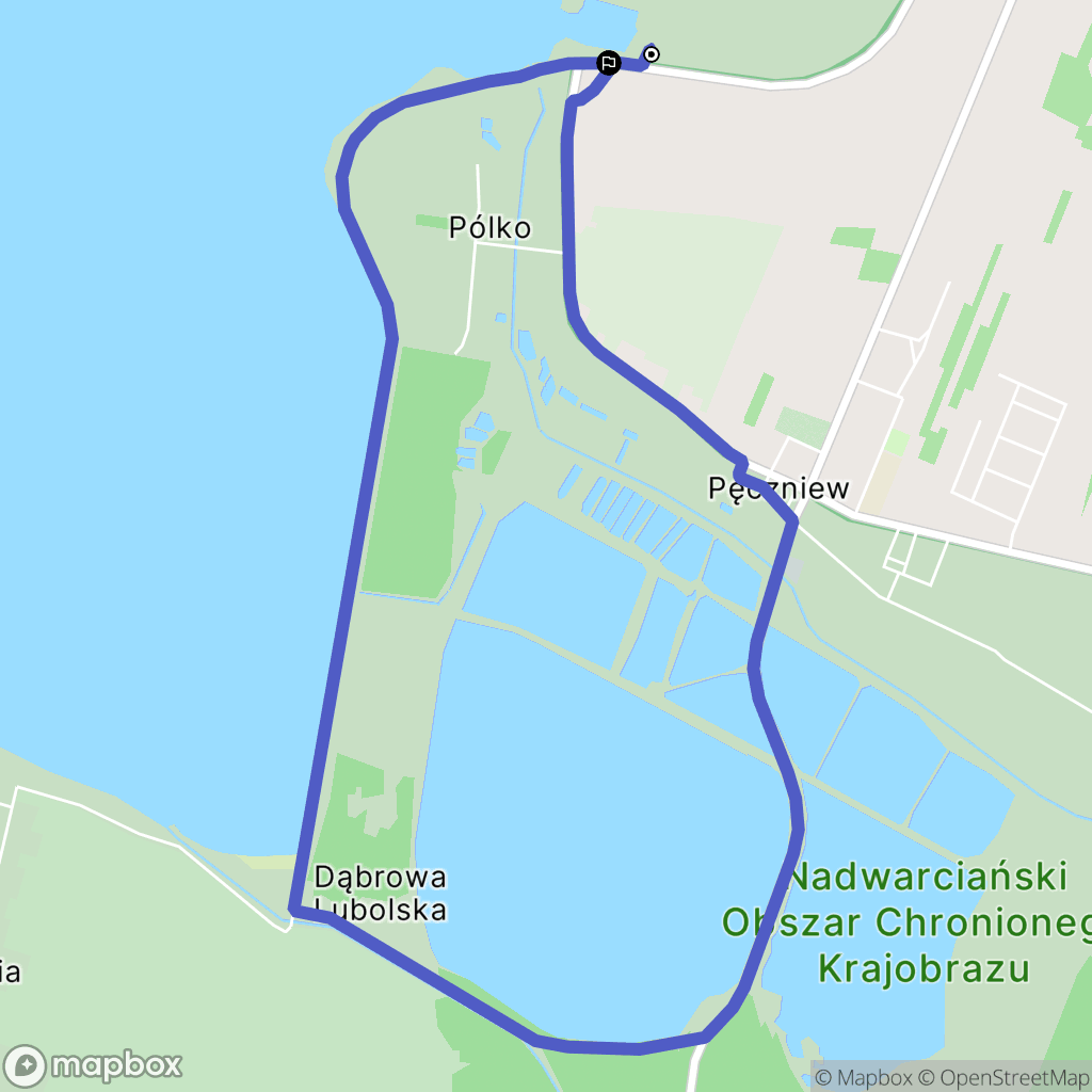 Wylazłów: mapa trasy - Poland