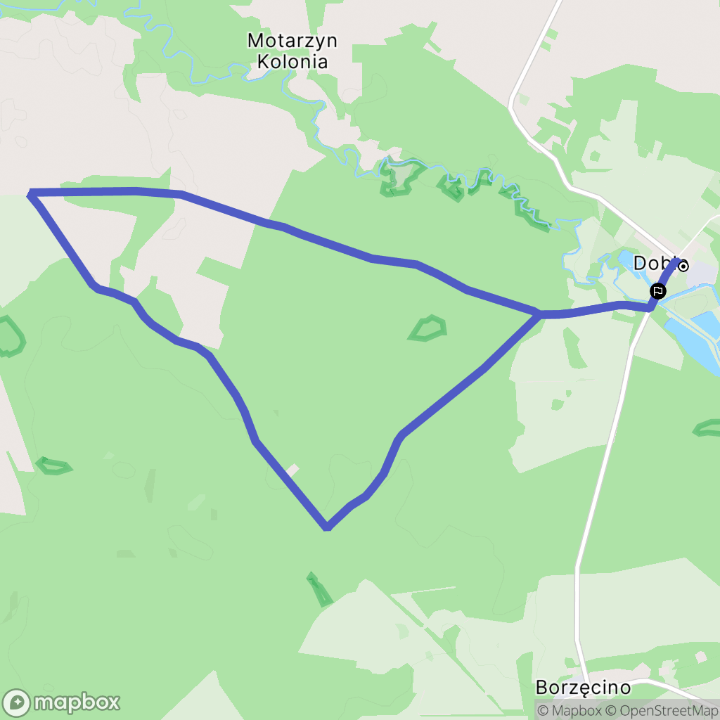 Doble: mapa trasy - Poland