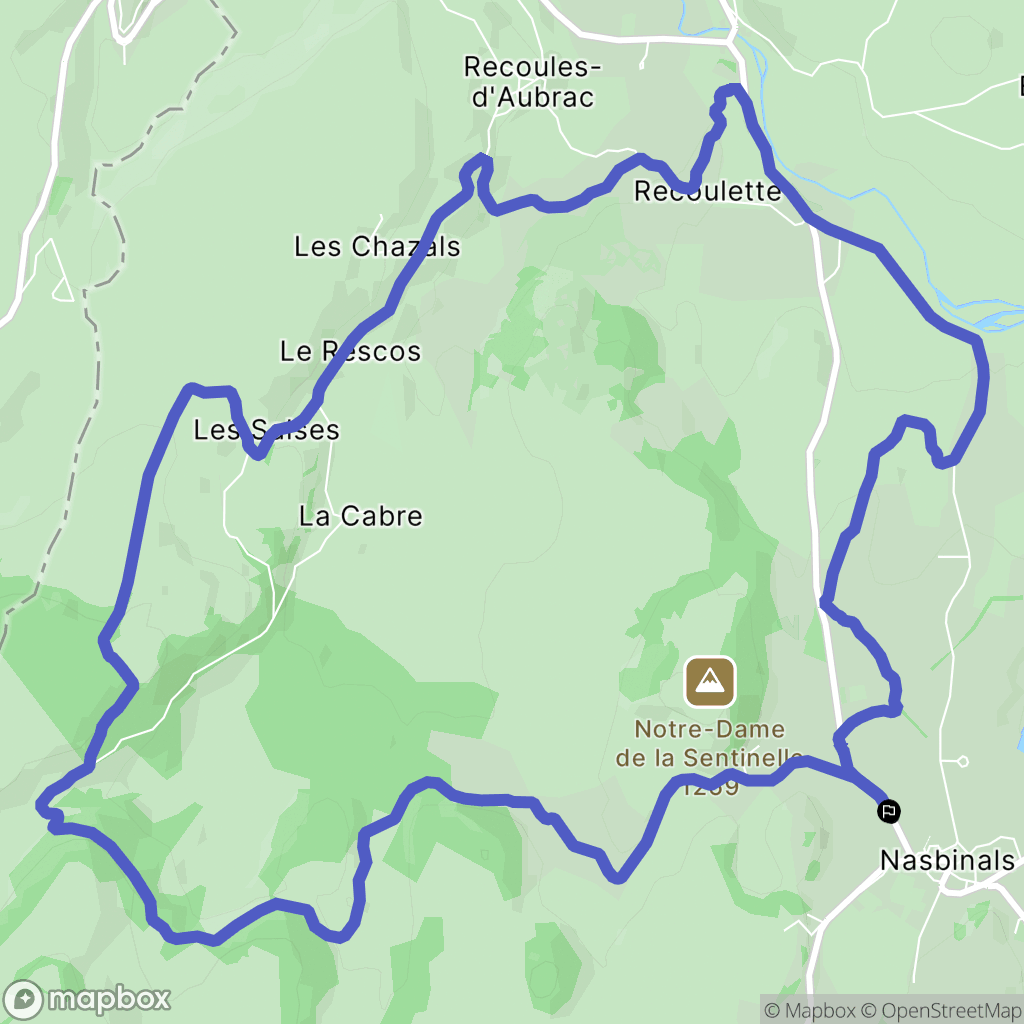 Nasbinals: routekaart voor buitenactiviteiten - France
