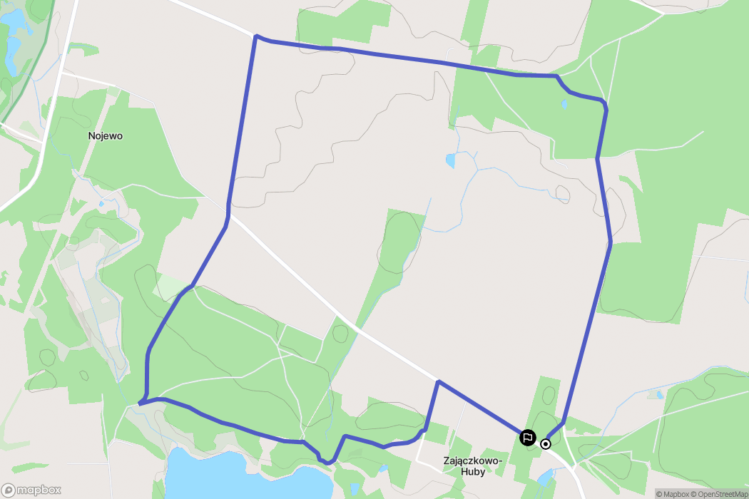 Zajączkowo: mapa trasy - Poland