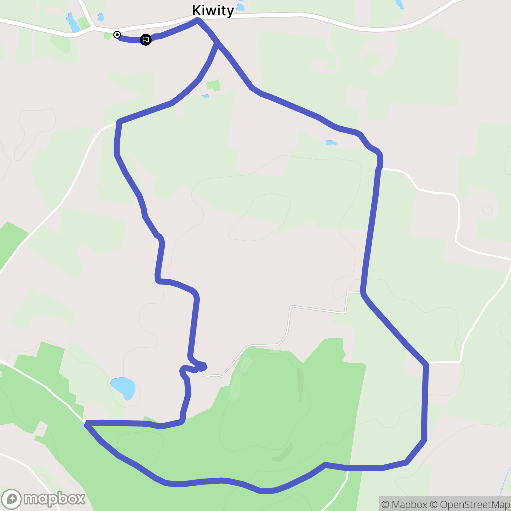 Kiwity: mapa trasy - Poland
