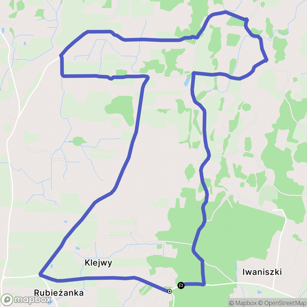 Klejwy: mapa trasy - Poland