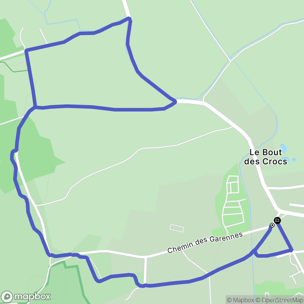 Saint-Quentin-en-Tourmont : carte du parcours de randonnée - France