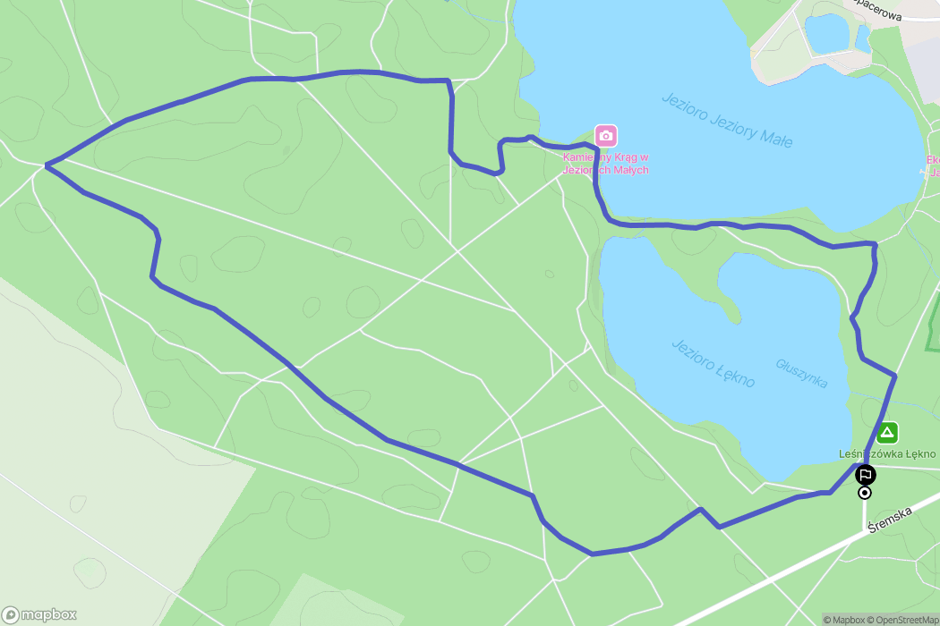 Zaniemysl: mapa trasy - Poland