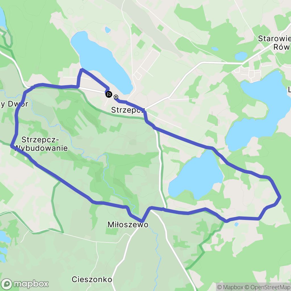 Strzepcz: mapa trasy - Poland