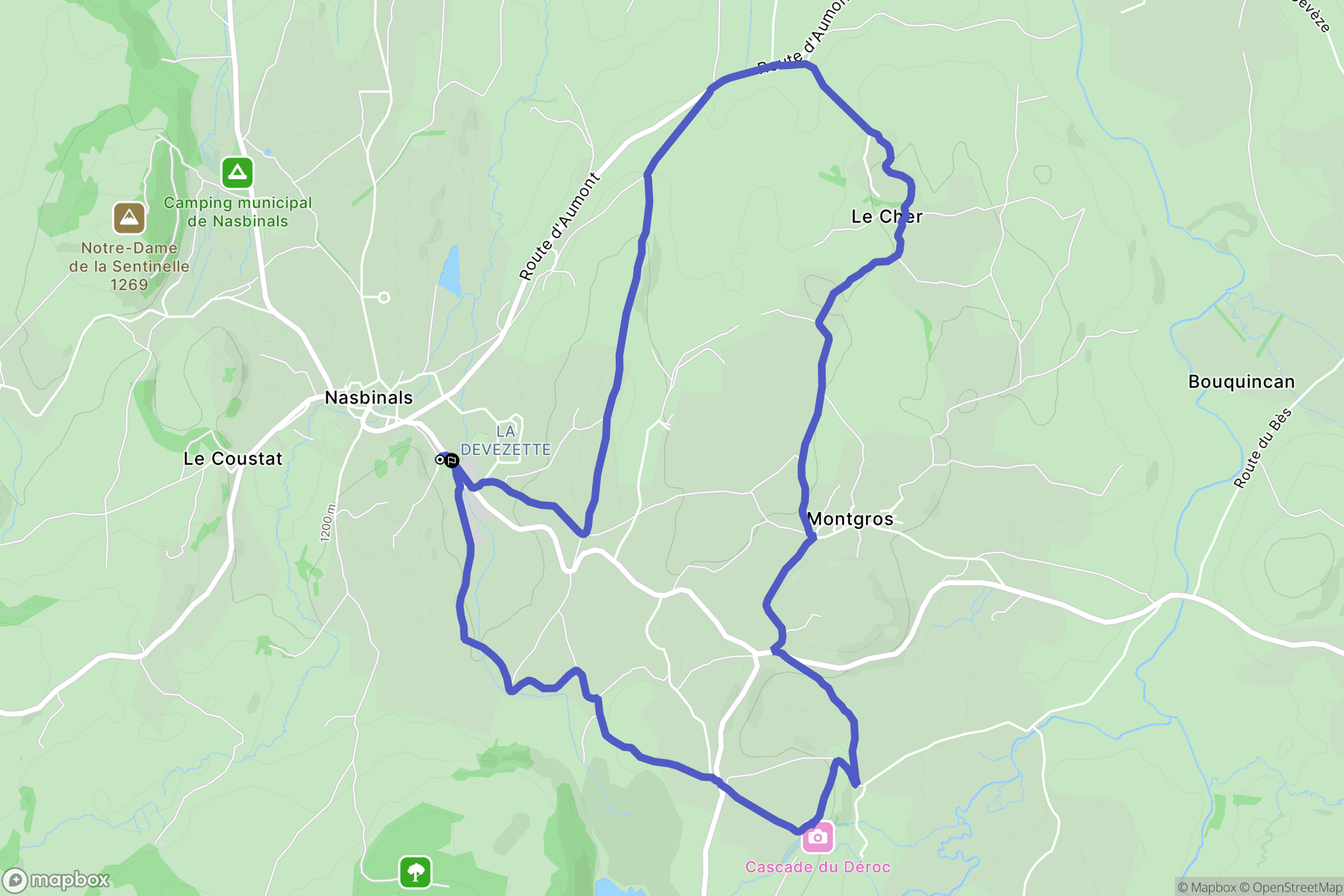 Nasbinals: routekaart voor buitenactiviteiten - France