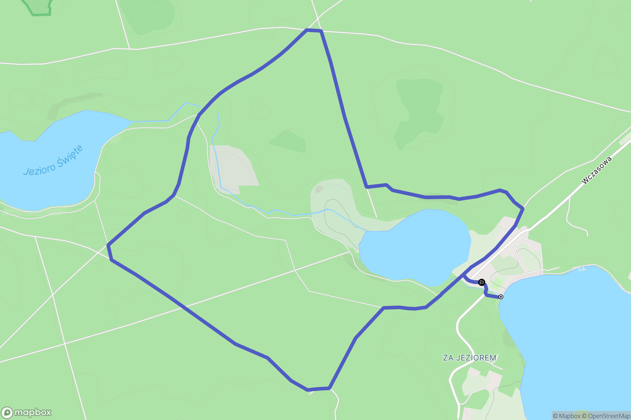 Ocypel: mapa trasy - Poland