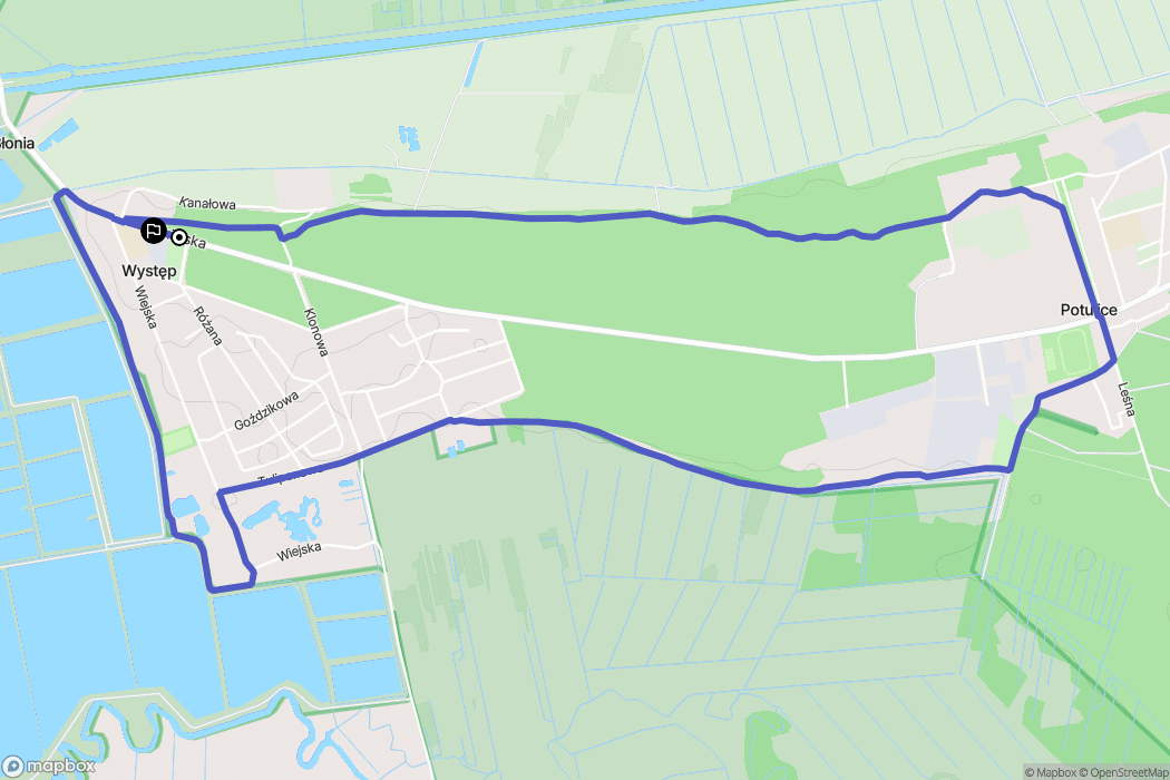 Występ: mapa trasy - Poland