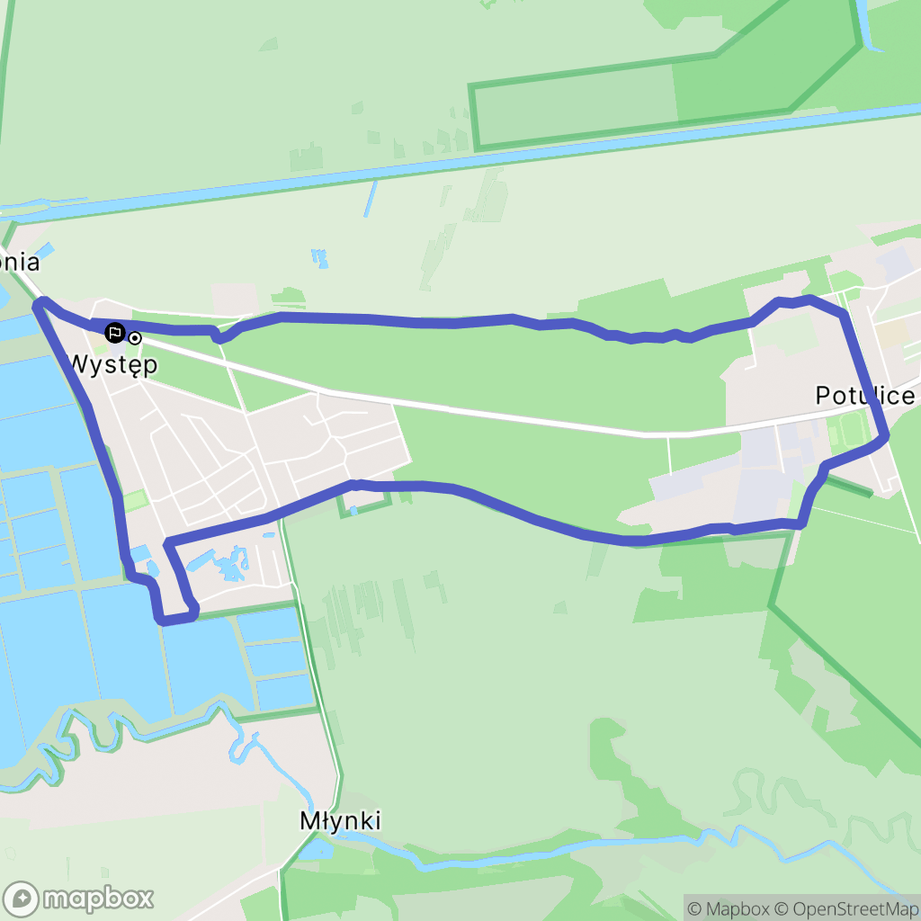 Występ: mapa trasy - Poland