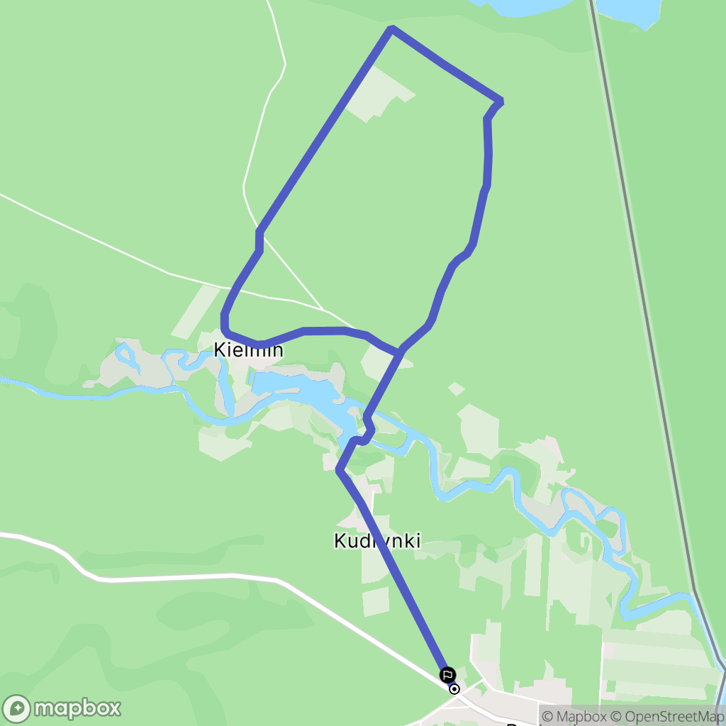 Rudawka: mapa trasy - Poland