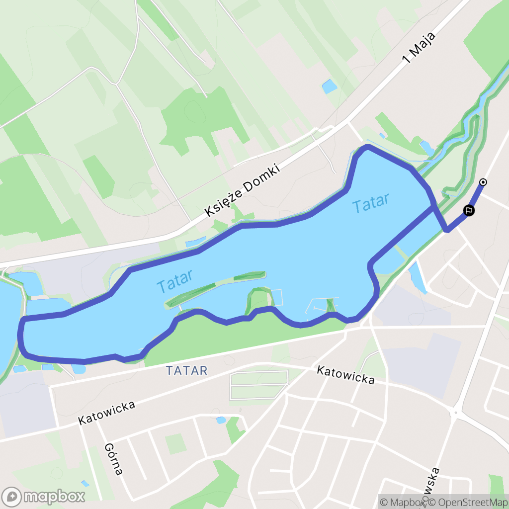 Rawa Mazowiecka: mapa trasy - Poland