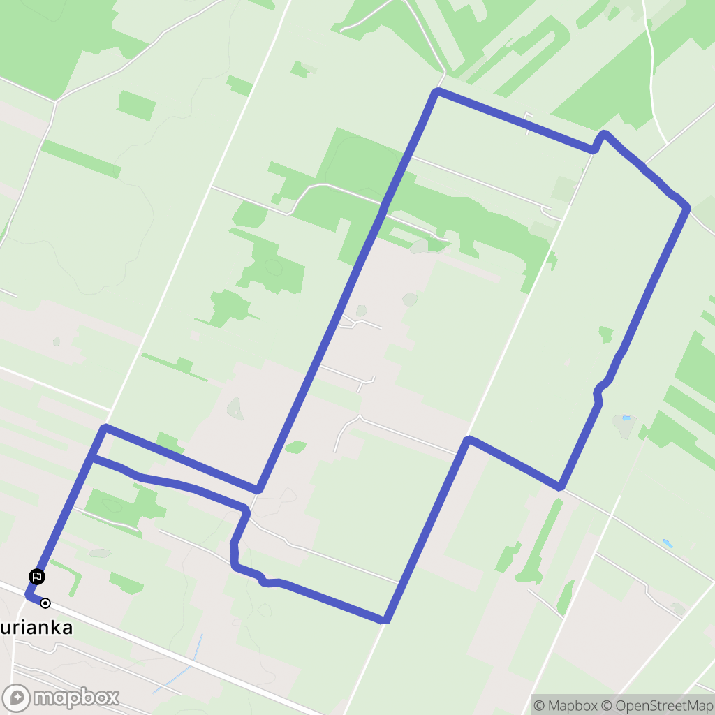 Kurianka: mapa trasy - Poland