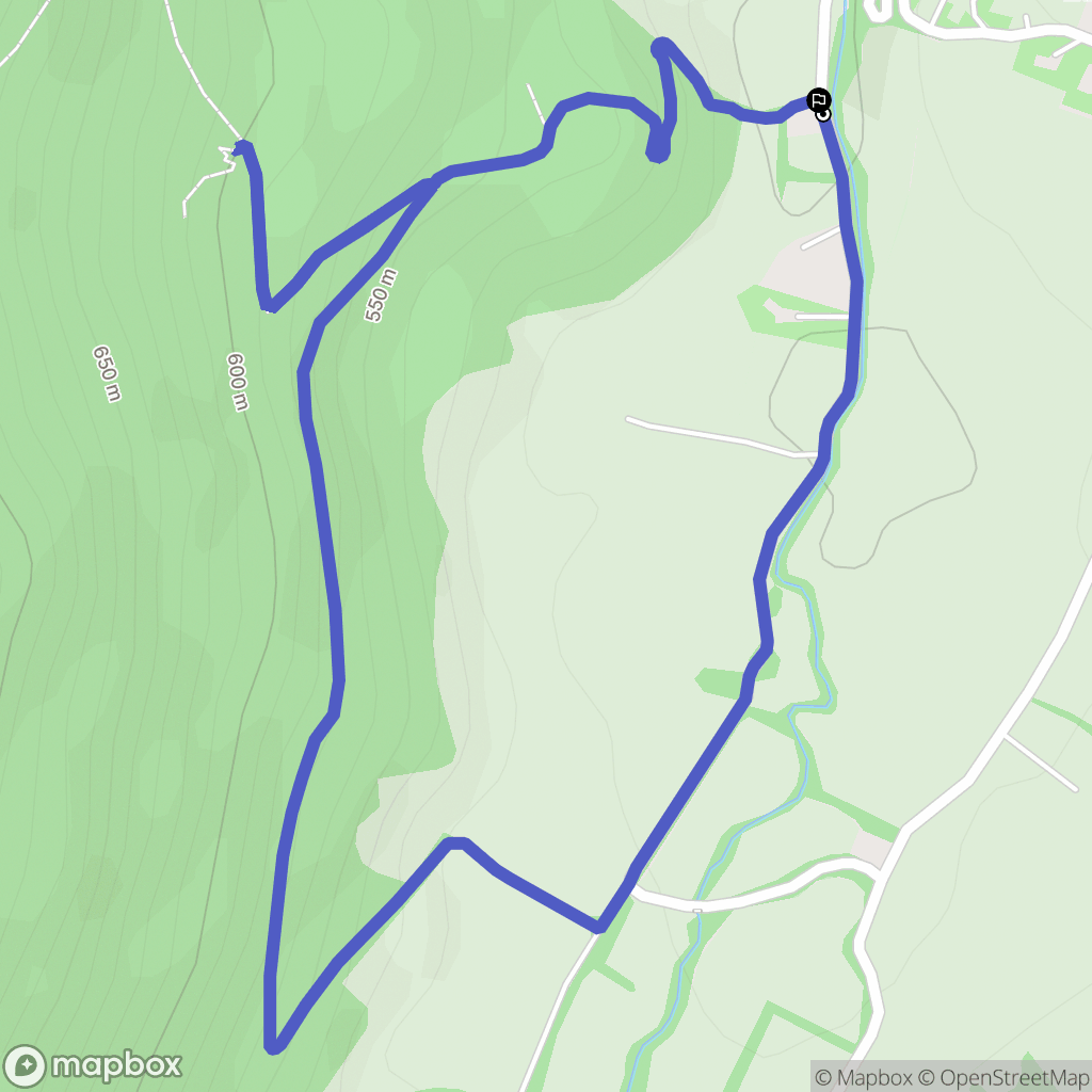 Saint-Bertrand-de-Comminges : carte du parcours de randonnée - France