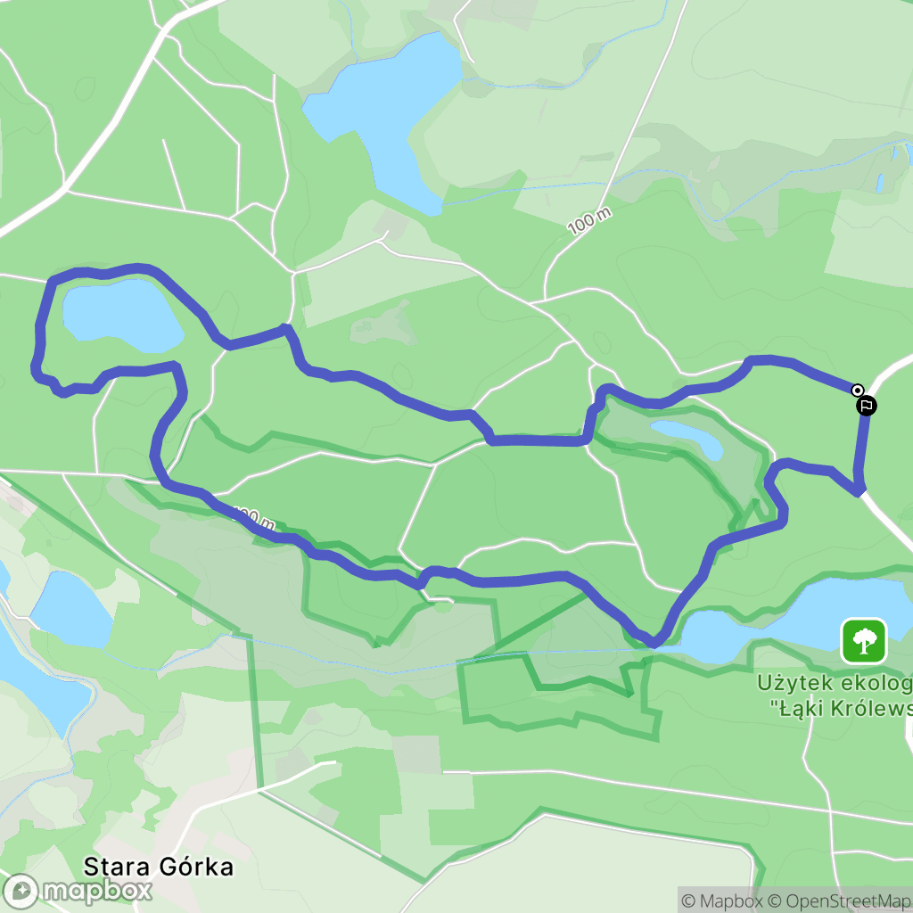 Kapalica: mapa trasy - Poland