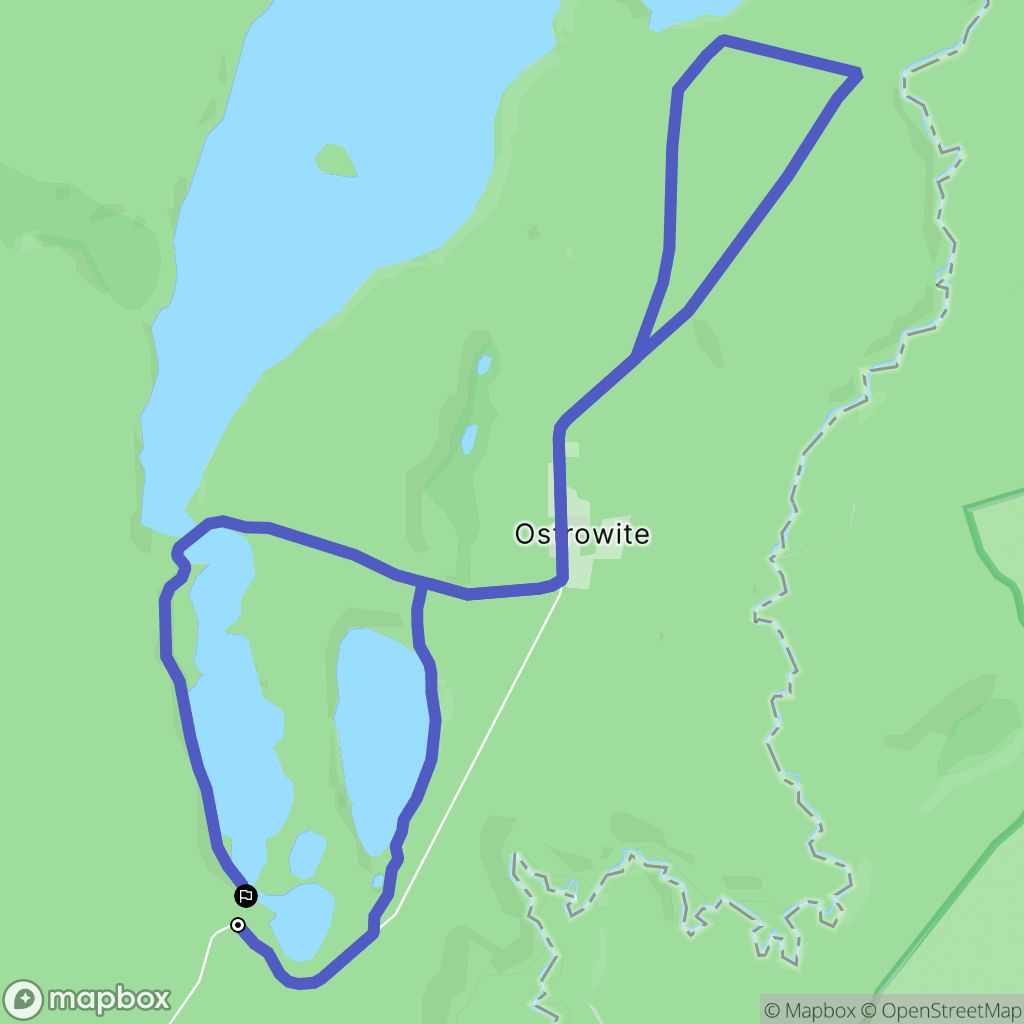 Głusko: mapa trasy - Poland