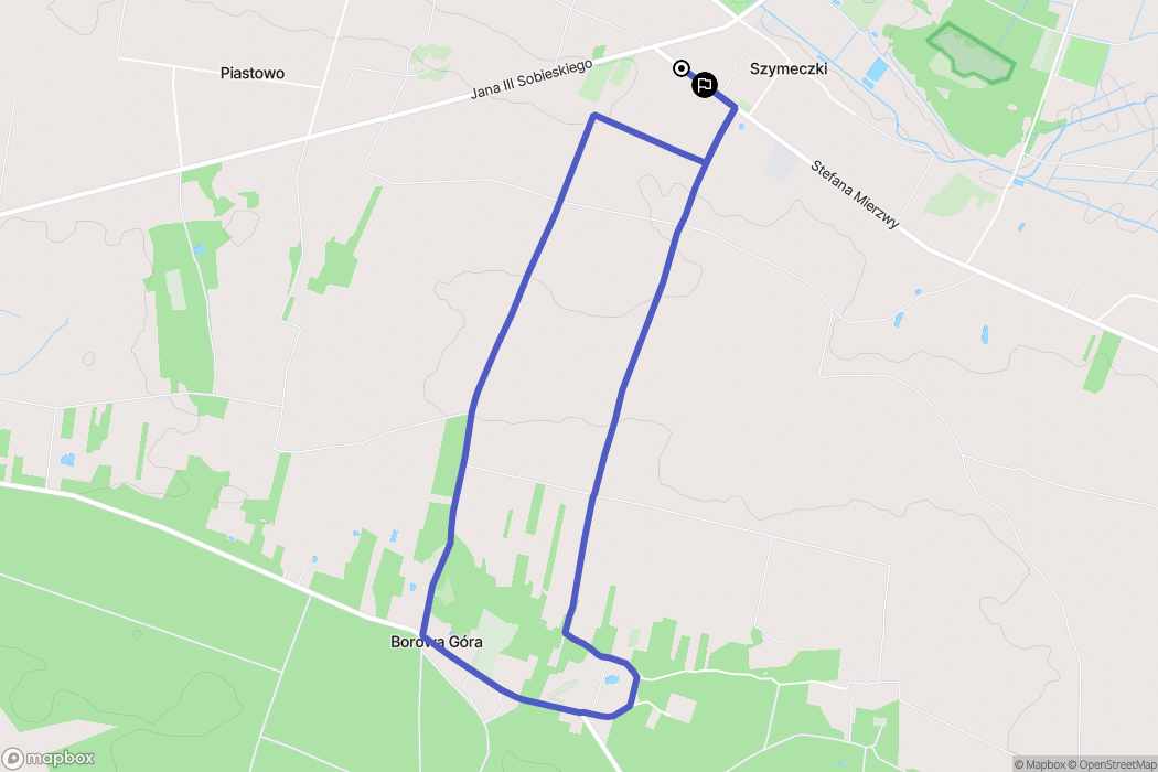 Basznia Dolna: mapa trasy - Poland