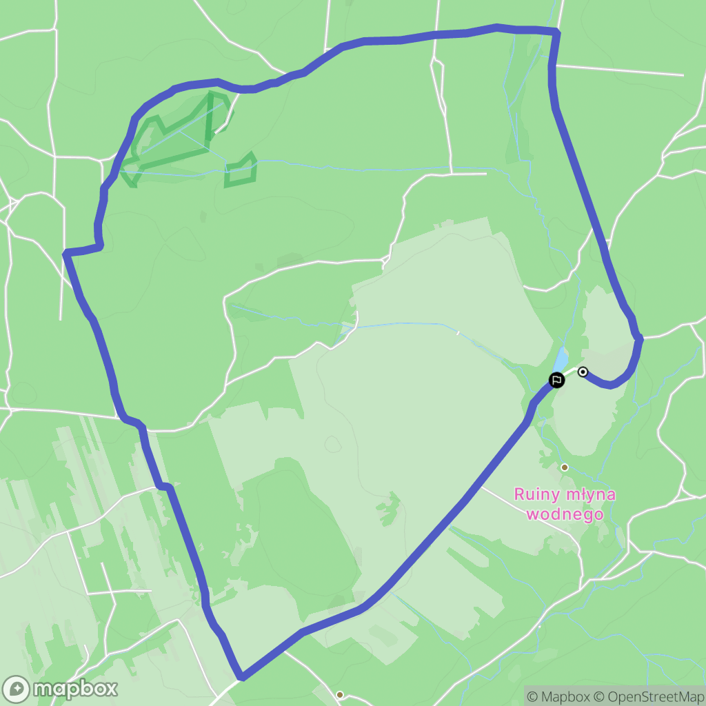 Polanka Horyniecka: mapa trasy - Poland
