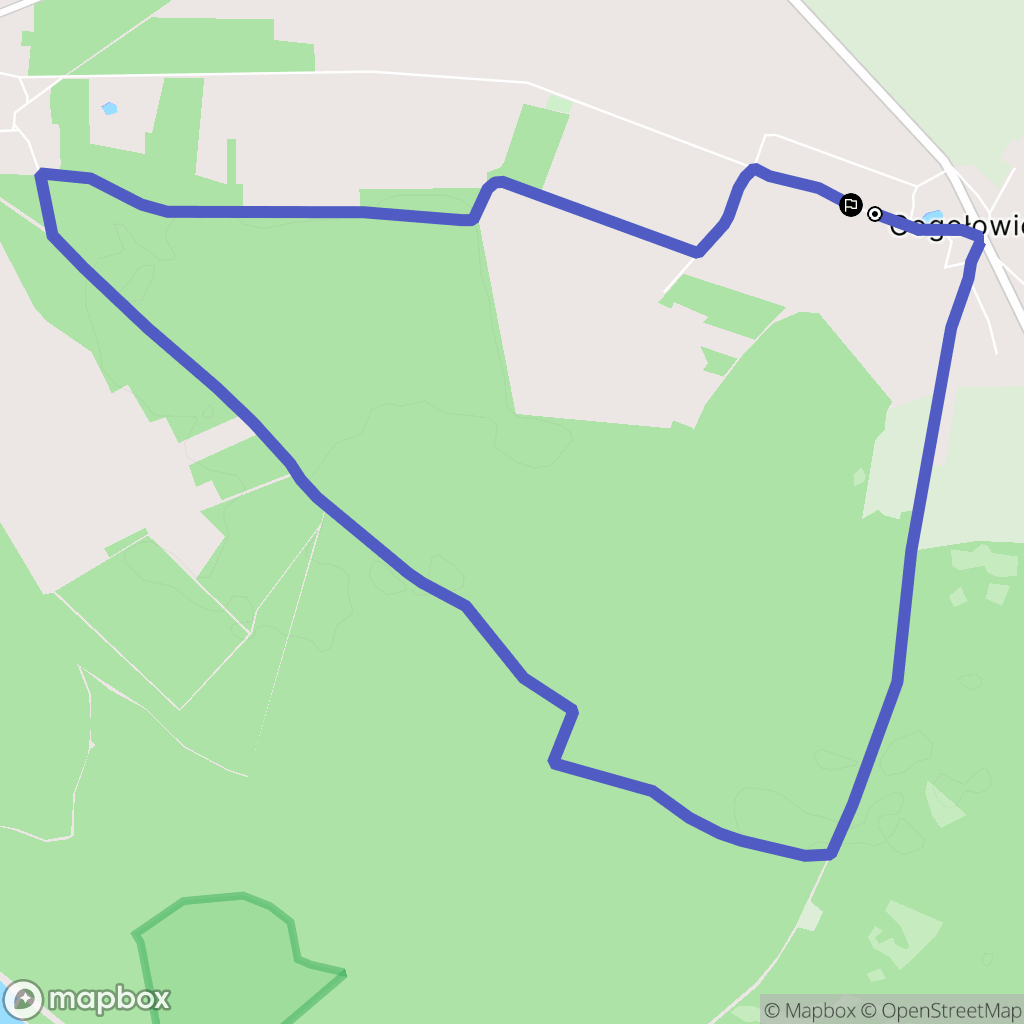 Gogołowice: mapa trasy - Poland