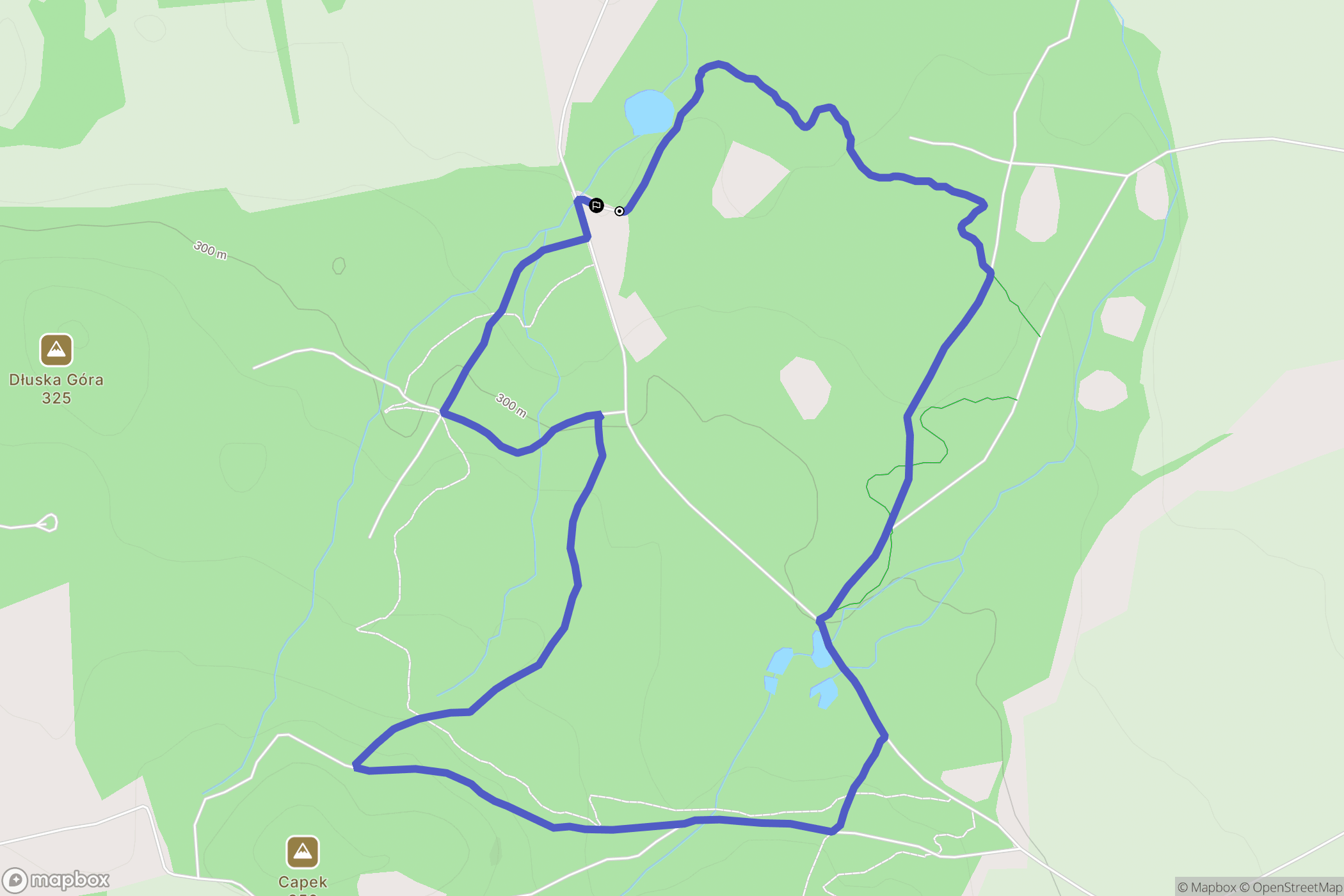 Twardocice: mapa trasy - Poland