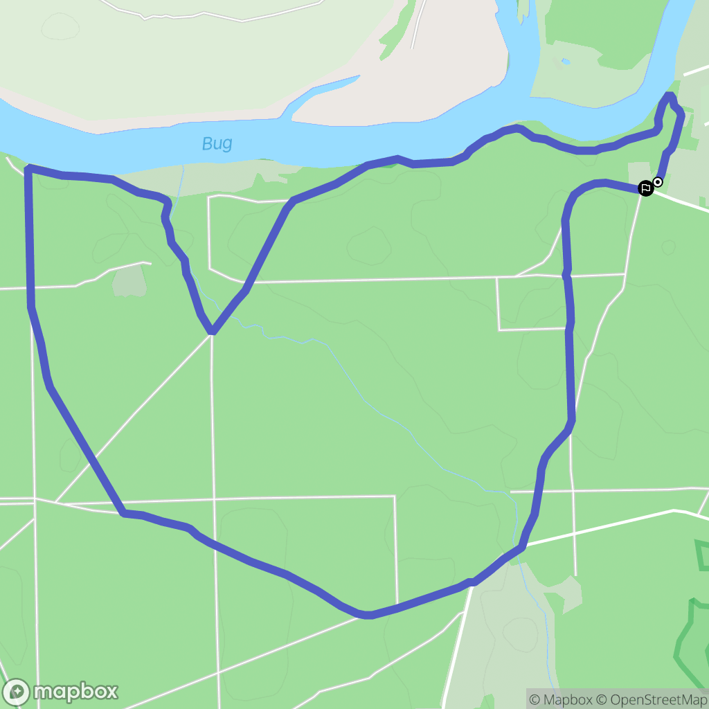 Szumin: mapa trasy - Poland