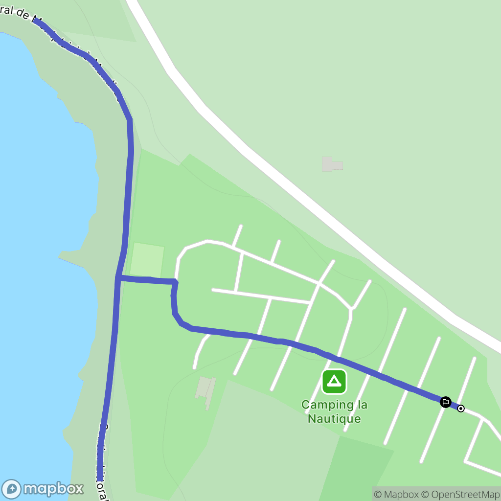 Narbonne : carte du parcours de randonnée - France