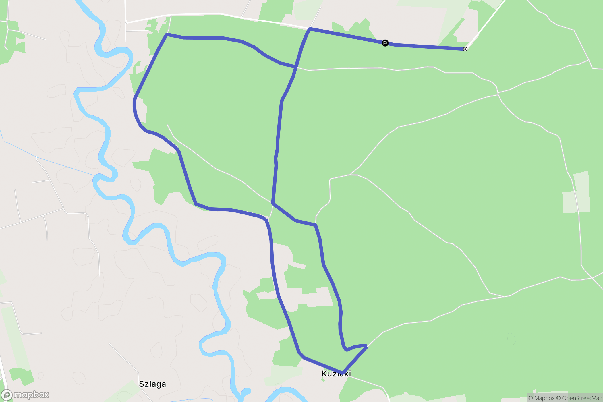 Niksowizna: mapa trasy - Poland
