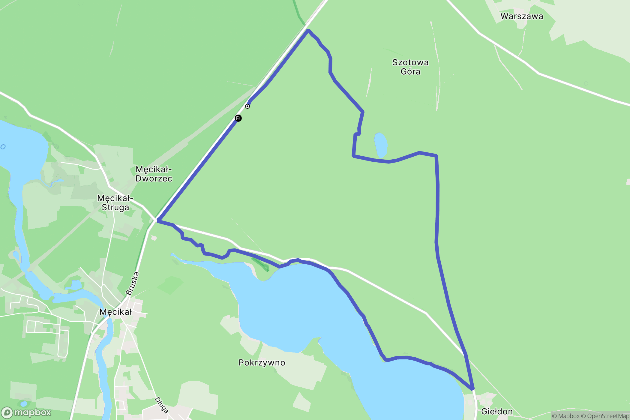 Szotowa Góra: mapa trasy - Poland