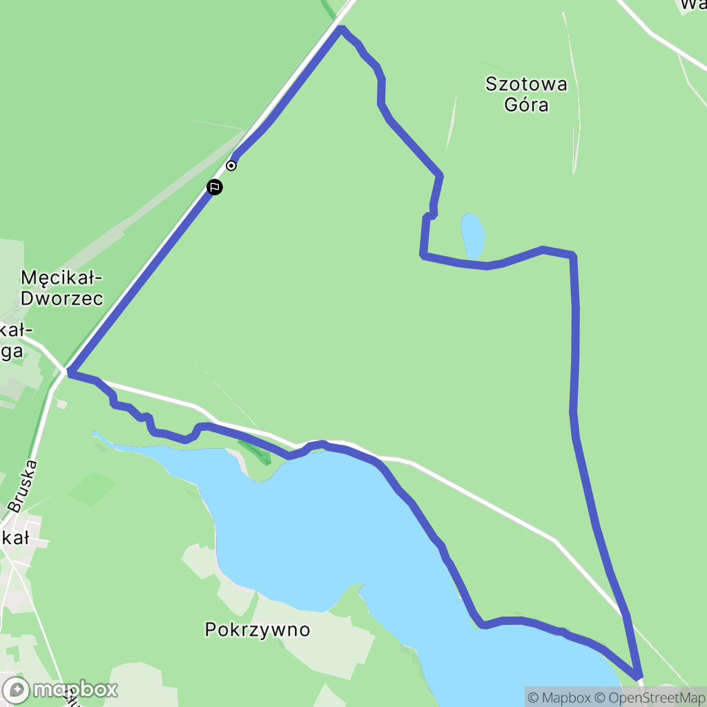Szotowa Góra: mapa trasy - Poland