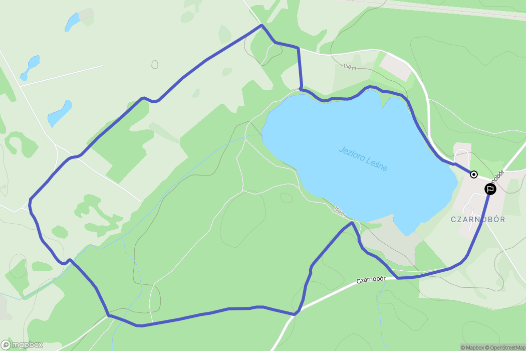 Szczecinek: mapa trasy - Poland