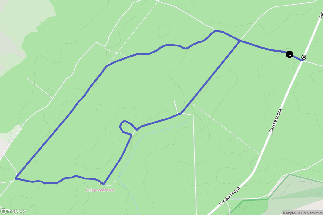 Olszowa Droga: mapa trasy - Poland