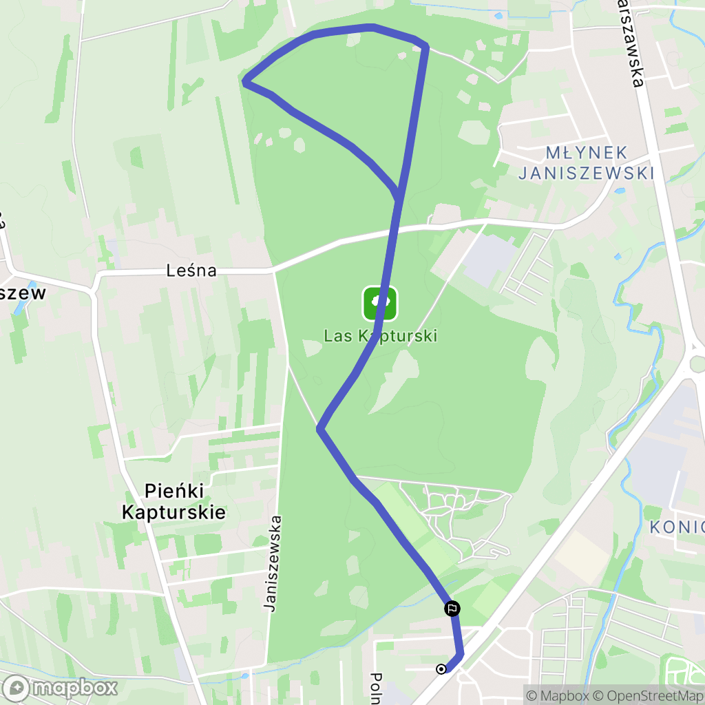 Radom: mapa trasy - Poland