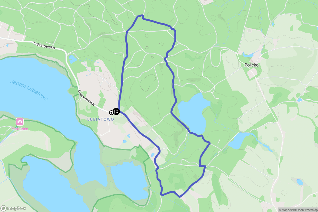 Koszalin: mapa trasy - Poland