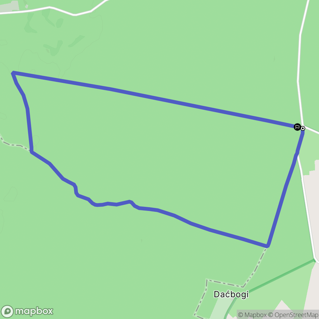 Krzyżowiec: mapa trasy - Poland
