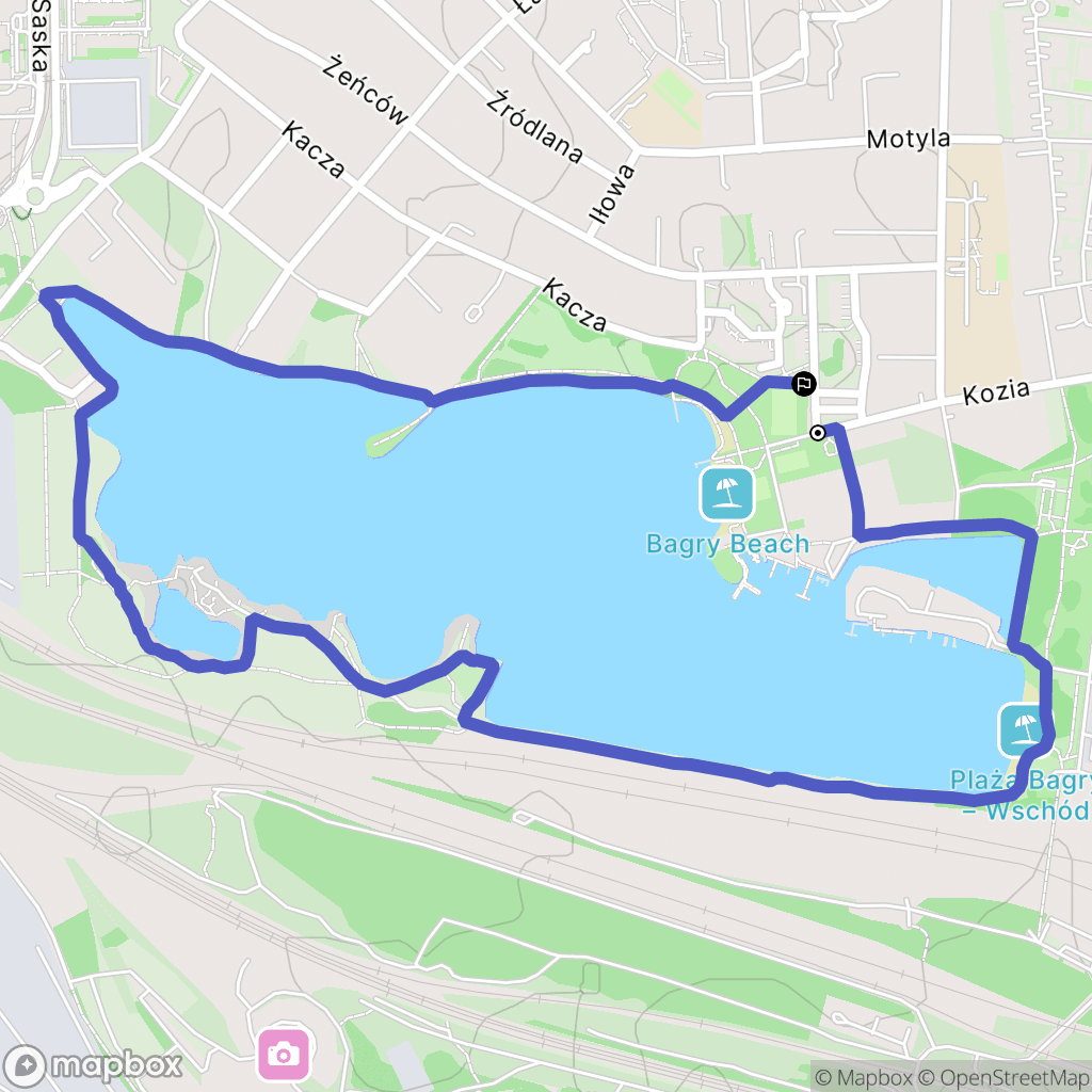 Kraków: mapa trasy - Poland