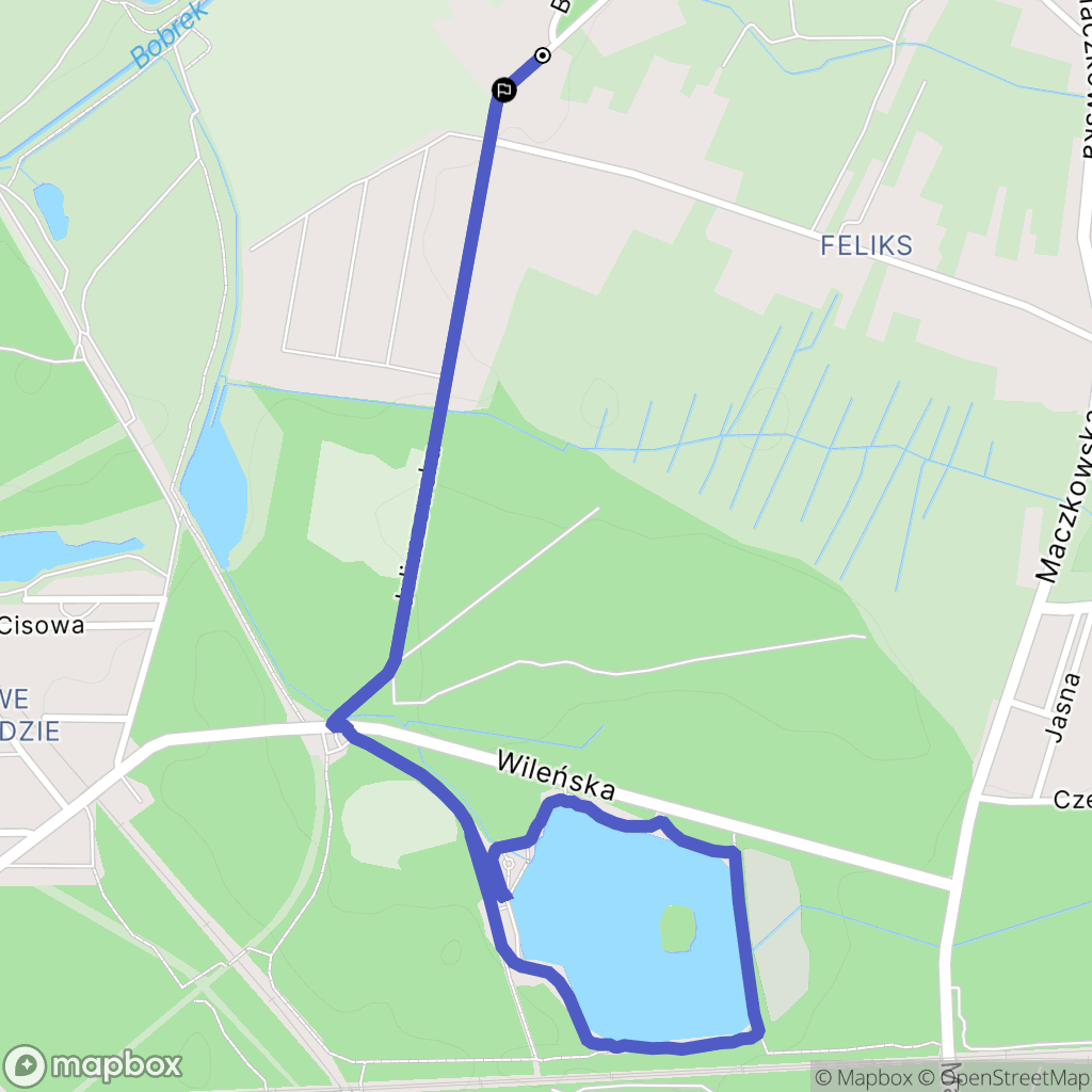 Sosnowiec: mapa trasy - Poland