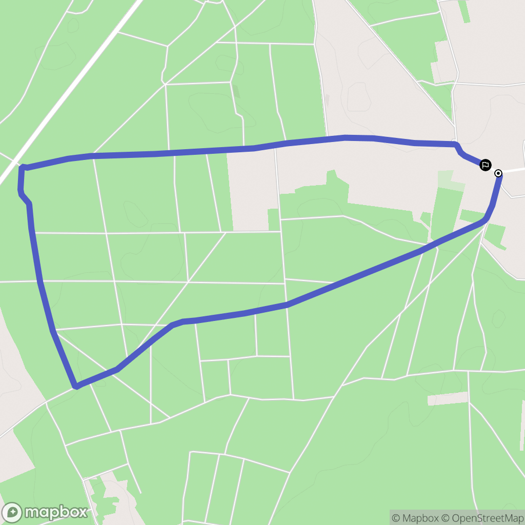 Miłcz: mapa trasy - Poland
