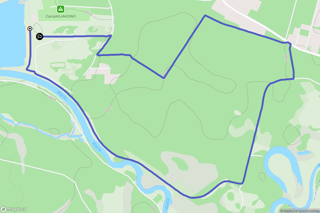 Zakrzówek Szlachecki: mapa trasy - Poland