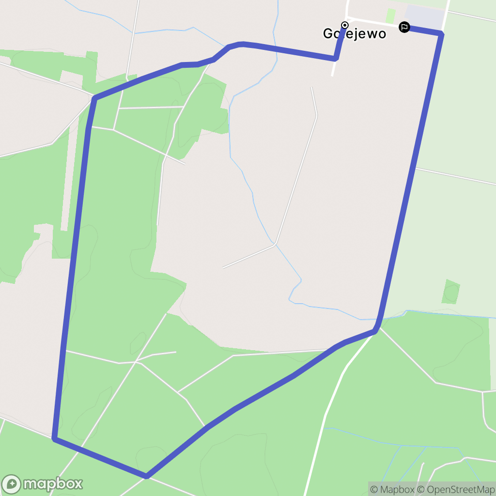 Golejewo: mapa trasy - Poland