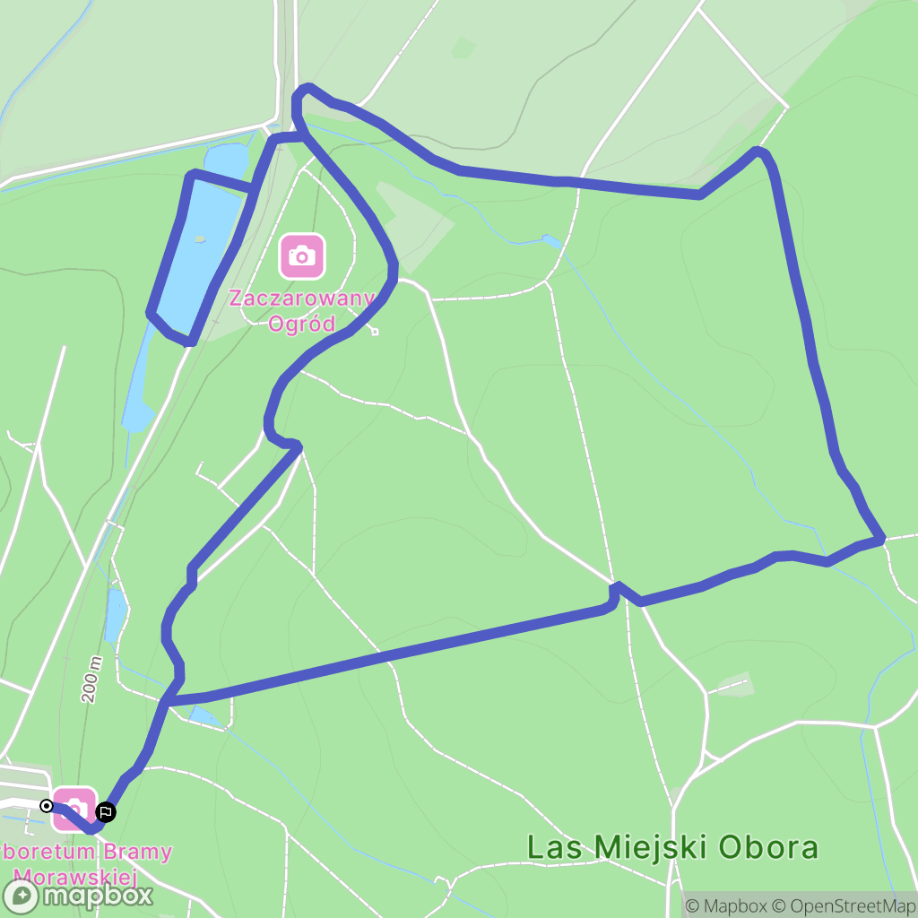 Racibórz: mapa trasy - Poland