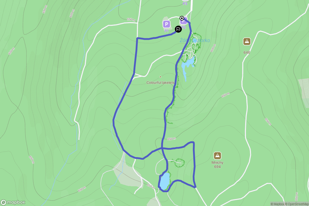 Wieściszowice: mapa trasy - Poland