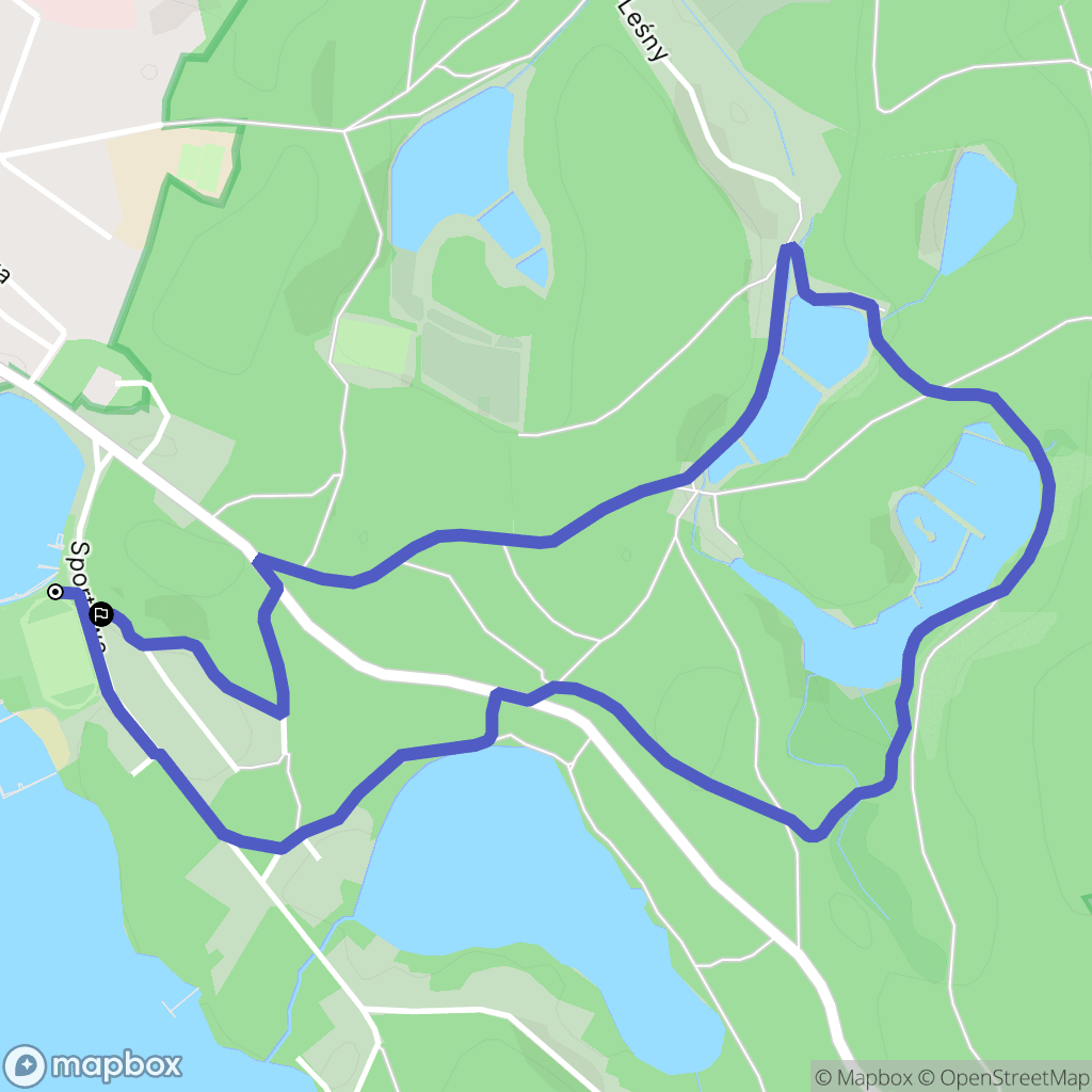 Barlinek: mapa trasy - Poland