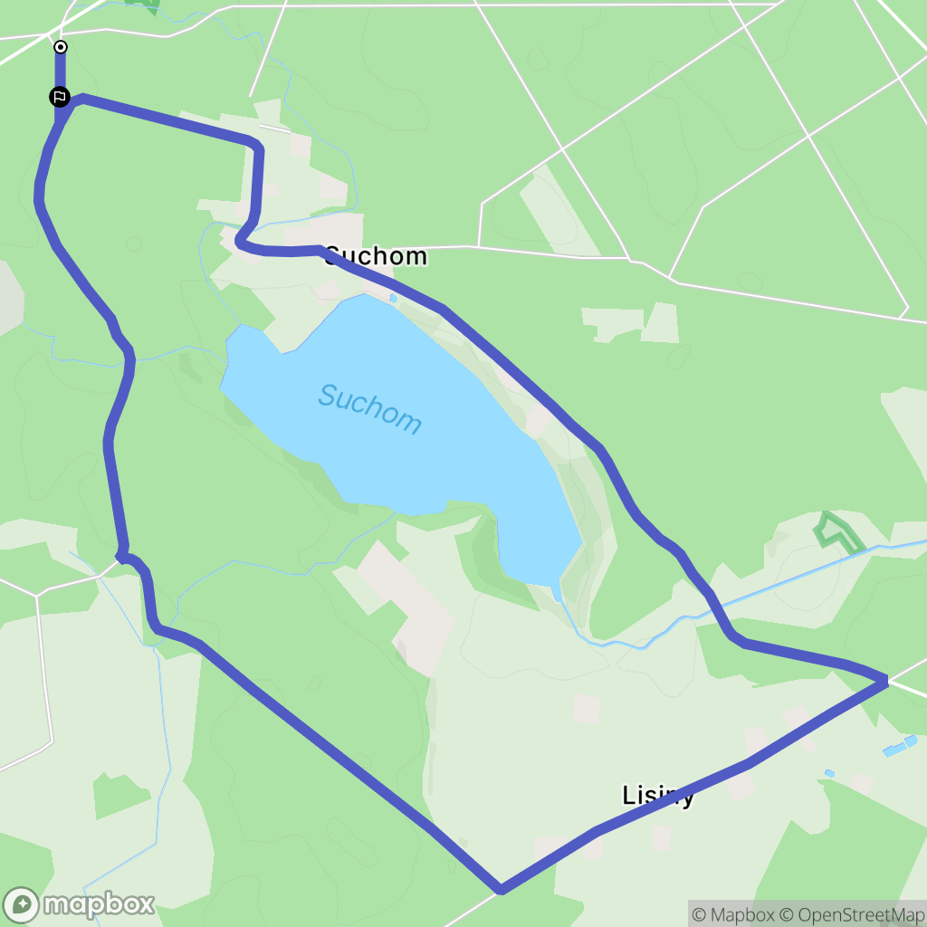 Suchom: mapa trasy - Poland