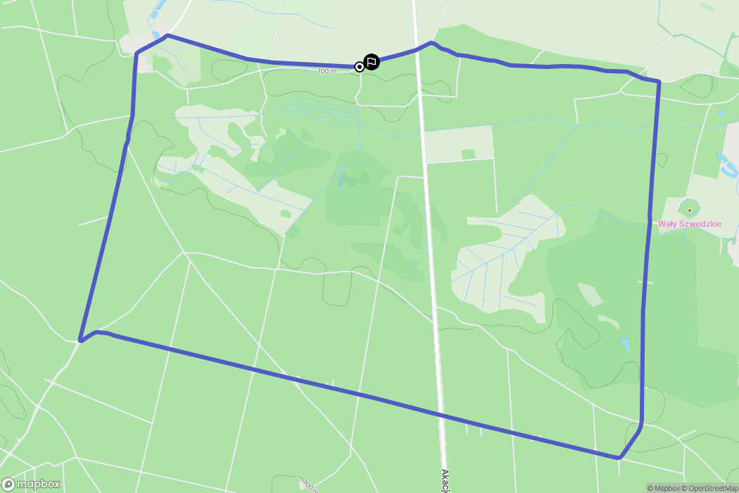 Jastrowo: mapa trasy - Poland