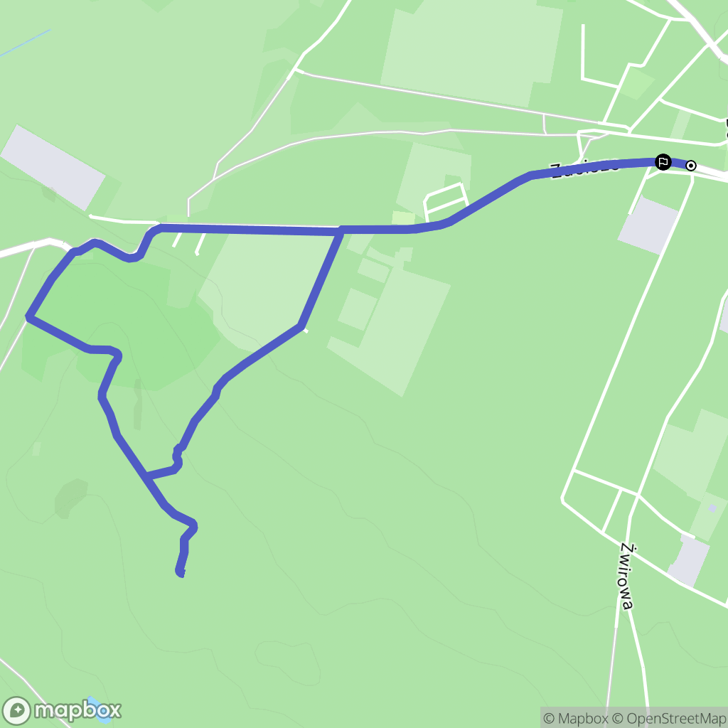 Polanów: mapa trasy - Poland