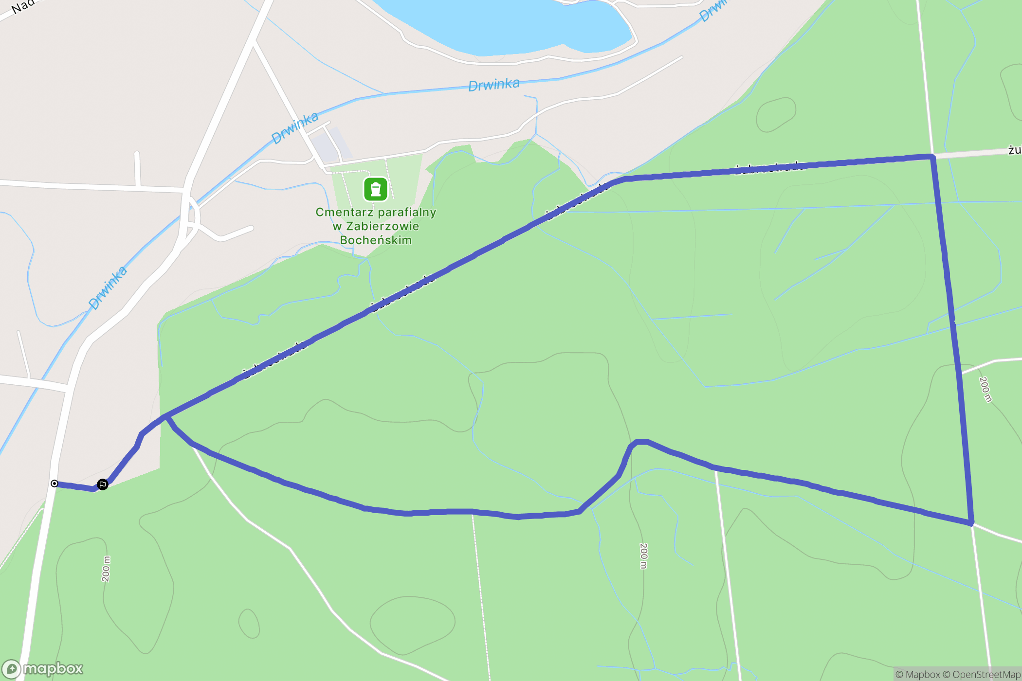 Wola Batorska: mapa trasy - Poland